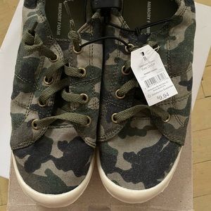 Time and Tru Camo Sneakers